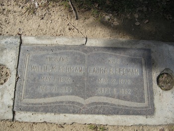 Redman, William Morris ('Willie May') gravesite