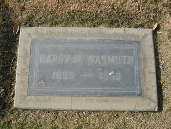 Wasmuth,   Harry Maurice gravesite