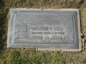Bird,   Myrtle Carrie gravesite