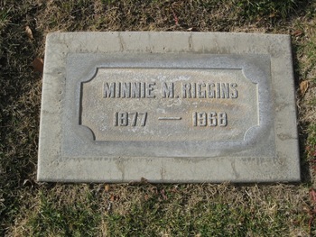Riggins,   Minnie Maude gravesite