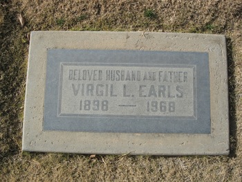 Earls,   Virgil Larkin gravesite