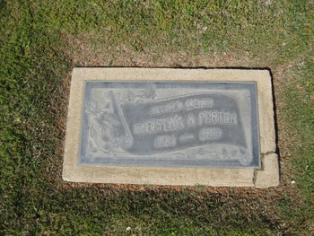 Porter,   Christina gravesite