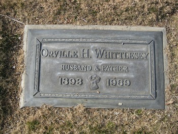 Whittlesey,   Orville Holley gravesite