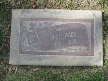 Wade,   Rose gravesite