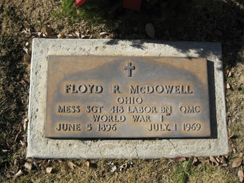 McDowell,   Floyd Reynolds gravesite