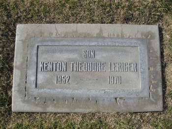 Leriger, Kenton Theodore gravesite