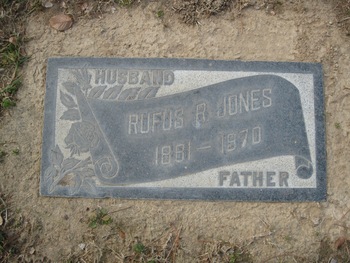 Jones,   Rufus Redden gravesite