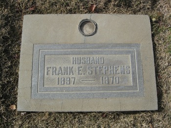 Stephens,   Frank Edgar gravesite