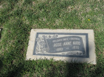 Kidd,   Rose Anne gravesite