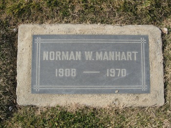 Manhart,   Norman W. gravesite