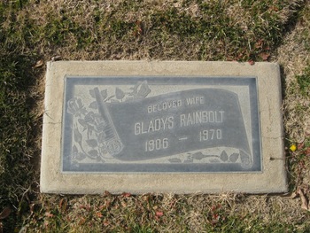 Rainbolt,   Gladys gravesite