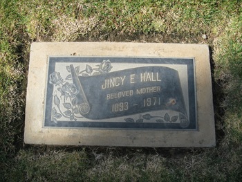 Hall,   Jincy E. ('Jessie') gravesite