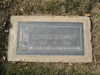 Connett,   Florence gravesite