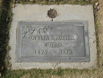 Russell,   Ottlia B. gravesite