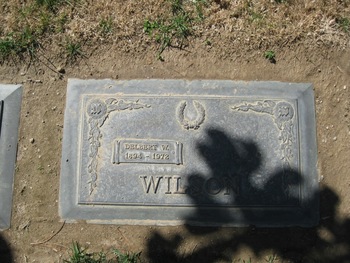 Wilson,   Walter Delbert ('Del') gravesite
