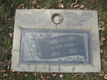 Lary,   Antonia K. ('Anna') gravesite