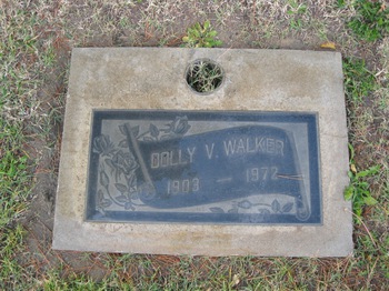 Walker,   Viola Victoria ('Dolly') gravesite
