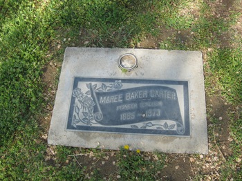 Carter,   Maree gravesite