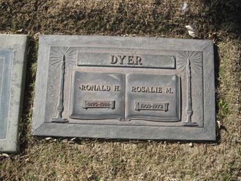 Dyer, Rosalie Mary gravesite