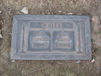 White,   Cordie gravesite