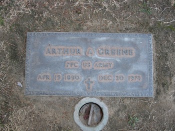 Greene,   Arthur A. gravesite