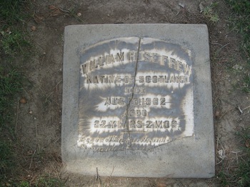 Frew, I  William Rose gravesite