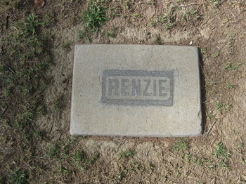 Pagh,   Renzie gravesite