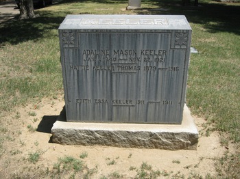 Keeler,   Edith Essa gravesite