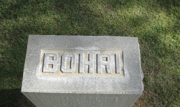 Bohri,   Allene gravesite