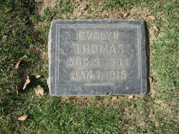 Thomas, Evelyn gravesite