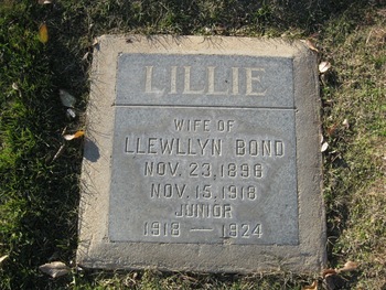Bond, Jr  Llewellyn gravesite