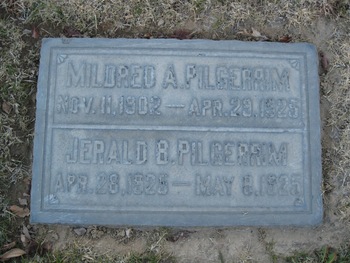 Pilgerrim,   Mildred Amanda gravesite