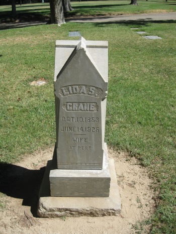 Crane, Lida S gravesite