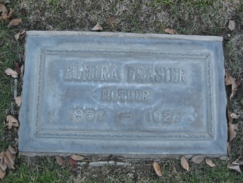Frasier,   Elmira gravesite