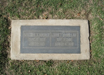 McMillan,   John Taylor gravesite