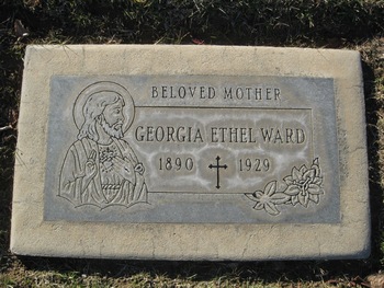 Ward, Georgia Ethel gravesite