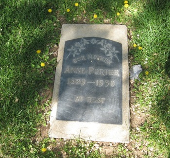 Porter,   Anne gravesite