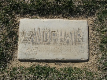 Landphair,   Elmer A. gravesite