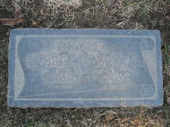 Beach,   George W. gravesite