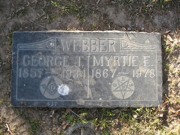 Webber,   George Thomas gravesite