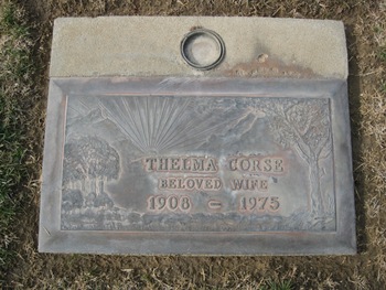 Corse,   Thelma gravesite