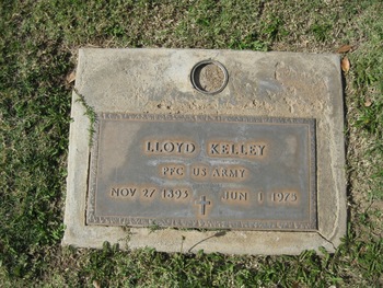 Kelley,   Lloyd gravesite