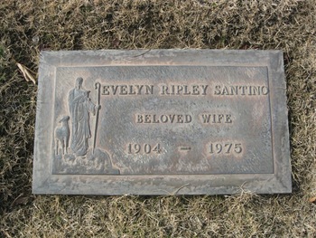 Santino,   Evelyn gravesite