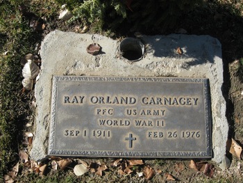 Carnagey,   Ray Orland gravesite