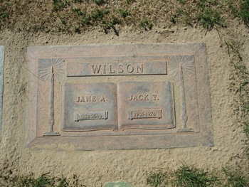 Wilson,   John T. ('Jack') gravesite