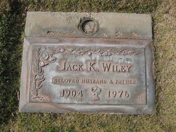 Wiley,   John K. ('Jack') gravesite