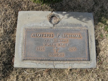 Schmal,   Aloysius P. gravesite