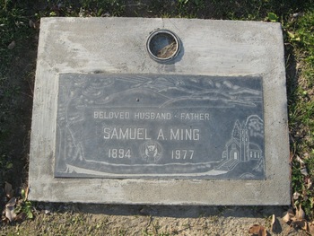 Ming,   Samuel Azeph gravesite