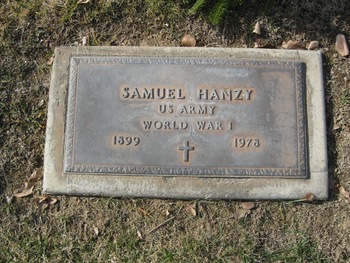 Hanzy, Samuel gravesite