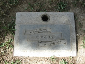 Fly,   Cyril Max gravesite